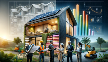 DALL·E 2023-10-26 21.53.32 - Photo-style Image_ A modern residential house stands majestically...png