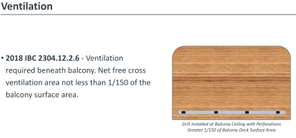 Thread 'One balcony joist bay vent, or two required?'