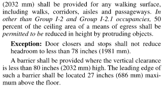 Minimum Ceiling Height In Existing